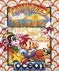 Rainbow Islands Amiga  box art